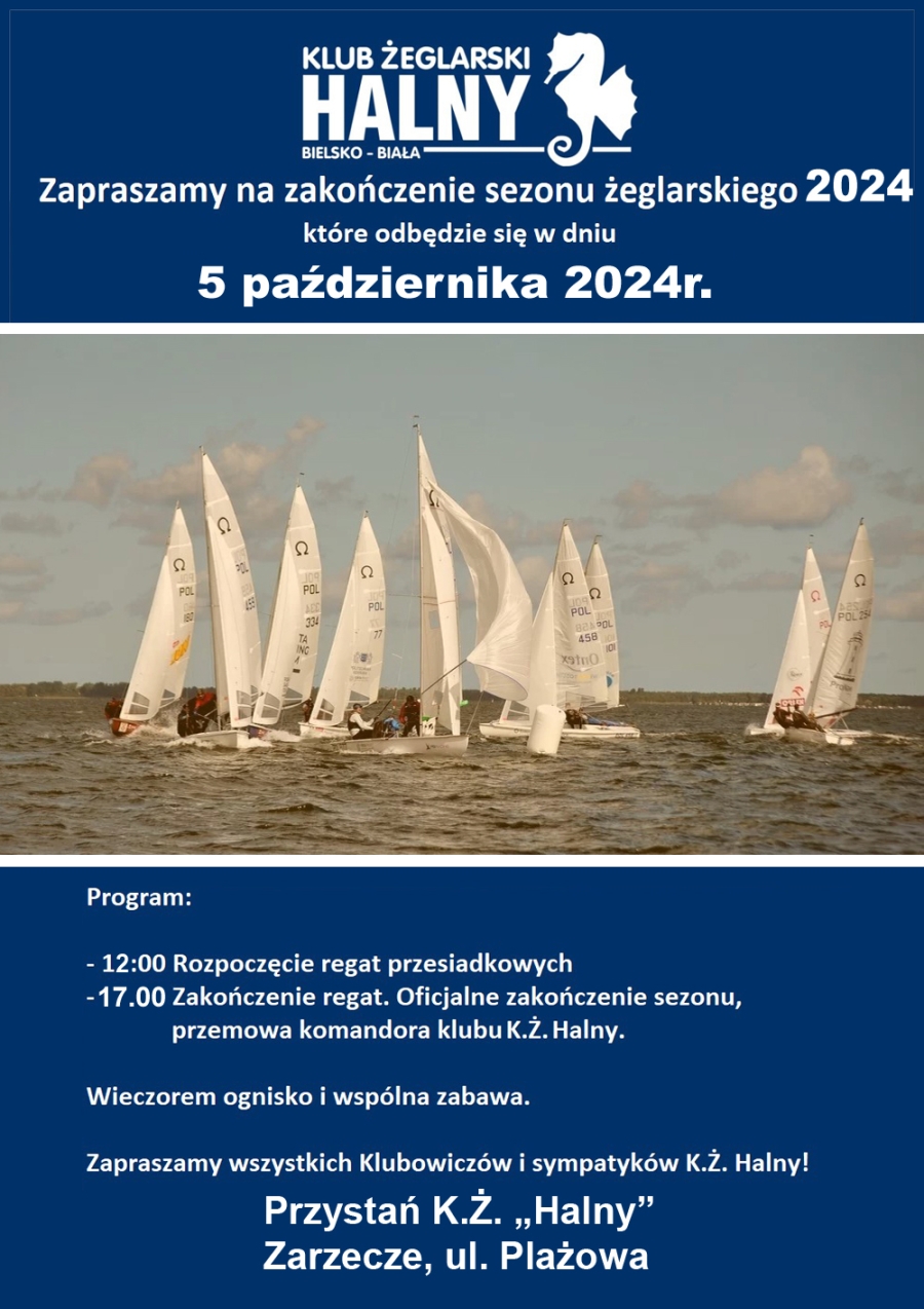 Uroczyste Zakończenie Sezonu Żeglarskiego 2024